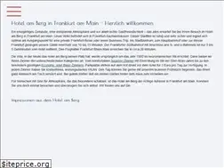Sites similar to hotel-am-berg-ffm.de