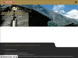 Sites similar to hotel-ambiente.ch