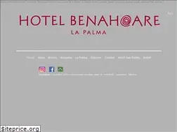 Sites similar to hotel-benahoare.com