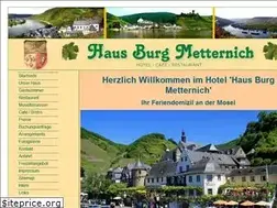 Sites similar to hotel-burg-metternich.eu