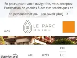 Sites similar to hotel-du-parc.com
