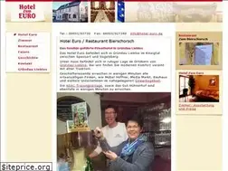 Sites similar to hotel-euro.de