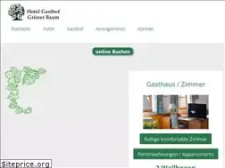 Sites similar to hotel-gruener-baum.de