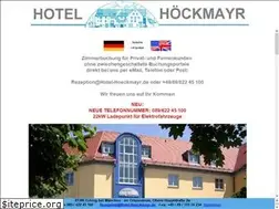 Sites similar to hotel-hoeckmayr.de