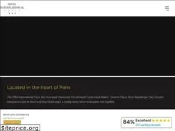 Sites similar to hotel-international-paris.com