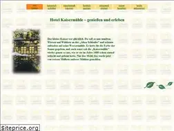 Sites similar to hotel-kaisermuehle.de