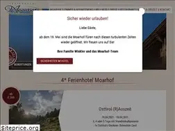 Sites similar to hotel-moarhof.at