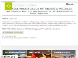 Sites similar to hotel-neue-post.de
