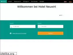 Sites similar to hotel-neuwirt.de