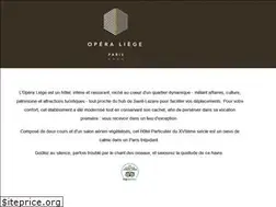 Sites similar to hotel-opera-liege-paris.com