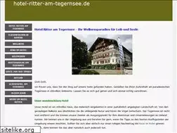 Sites similar to hotel-ritter-am-tegernsee.de