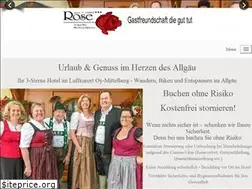 Sites similar to hotel-rose-allgaeu.de