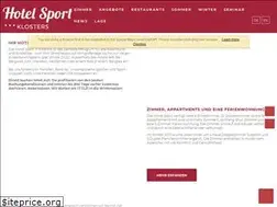 Sites similar to hotel-sport.ch