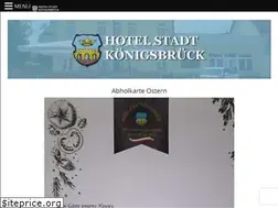Sites similar to hotel-stadt-koenigsbrueck.de