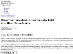 Sites similar to hotel-taroudant.net
