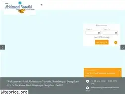 Sites similar to hotelabhimaanivasathi.in