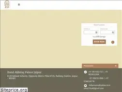 Sites similar to hotelabhirajpalace.com