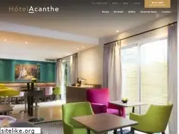 Sites similar to hotelacanthe.com