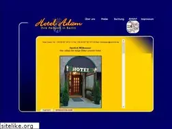 Sites similar to hoteladam.de