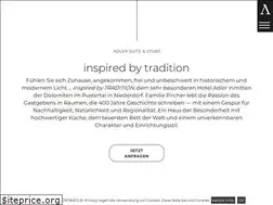 Sites similar to hoteladler.com