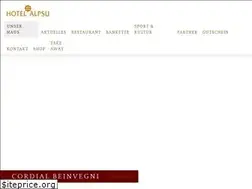 Sites similar to hotelalpsu.ch