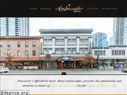 Sites similar to hotelambassador.ca