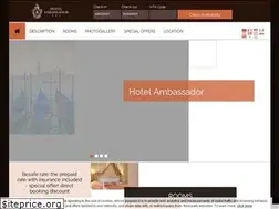Sites similar to hotelambassadorvenice.com