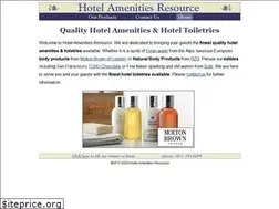 Sites similar to hotelamenitiesresource.com