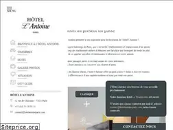 Sites similar to hotelantoinebastilleparis.com