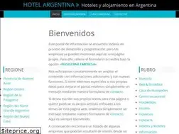 Sites similar to hotelargentina.info