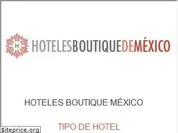 Sites similar to hotelboutiquemexico.com