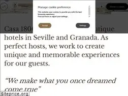 Sites similar to hotelcasa1800.com