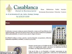 Sites similar to hotelcasablancadurango.com