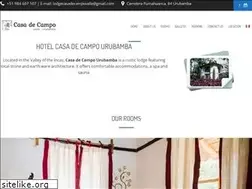 Sites similar to hotelcasadecampourubamba.com