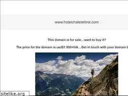 Sites similar to hotelchaleteltirol.com