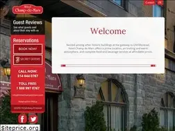 Sites similar to hotelchampdemars.com