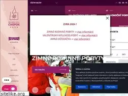 Sites similar to hotelchopok.sk