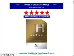 Sites similar to hotelcinqetoilesfrance.com