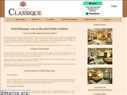 Sites similar to hotelclassique.in