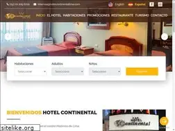 Sites similar to hotelcontinentallima.com