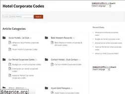 Sites similar to hotelcorporatecodes.com