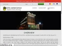 Sites similar to hotelcrownroyale.com