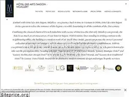 Sites similar to hoteldesartssaigon.com