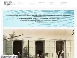 Sites similar to hoteldescolonnes-riez.fr