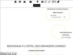 Sites similar to hoteldesorangerscannes.com