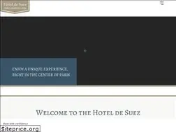 Sites similar to hoteldesuezparis.com