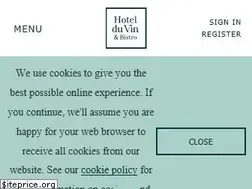 Sites similar to hotelduvin.com
