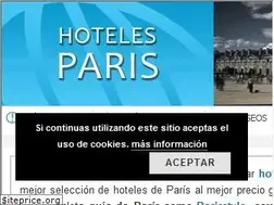 Sites similar to hoteles-paris.es