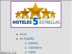 Sites similar to hotelescincoestrellas.net