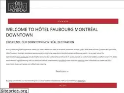 Sites similar to hotelfaubourgmontreal.com